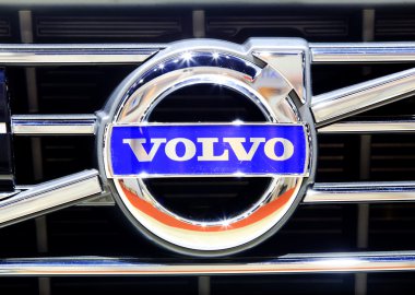 logo of Volvo on bumper clipart