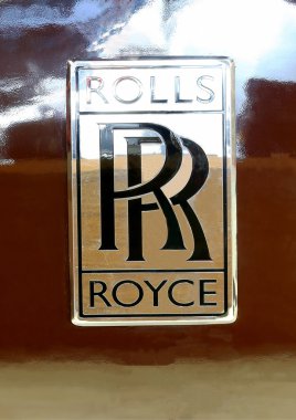 Rolls Royce logo kahverengi araba