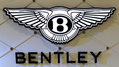logo of Bentley on white background