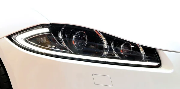 Headlights of Jaguar series XF — Φωτογραφία Αρχείου