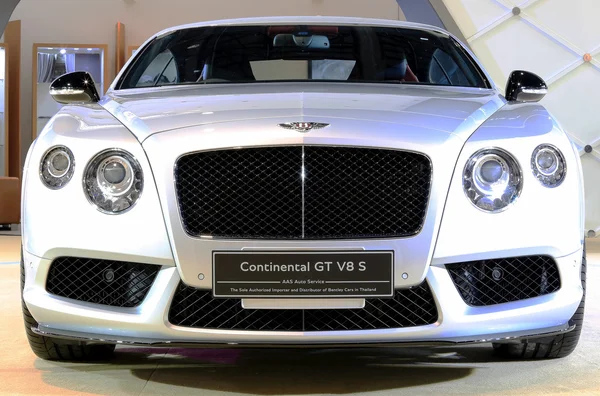 White Bentley series Continental GT V8 S luxury  car 