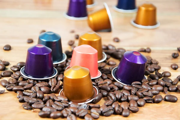 Photo of coffee capsules — Stock Photo, Image