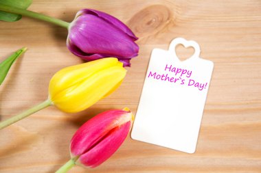 Anne günü tebrik kartı