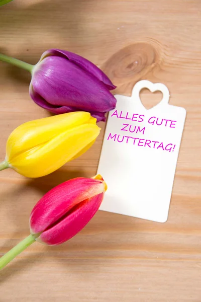 Mother day greeting card — Stock Photo, Image