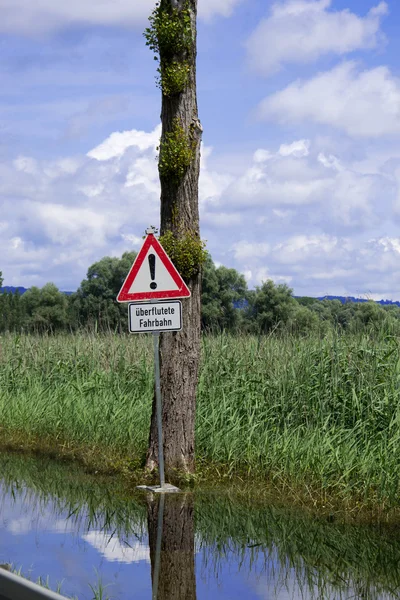 Foto vom Hochwasser — Stockfoto