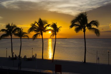 Okyanusta gün batımı