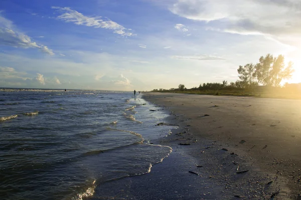 Puesta de sol en la isla de Sanibel — Foto de Stock