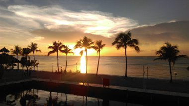 güzel bir gün batımı 