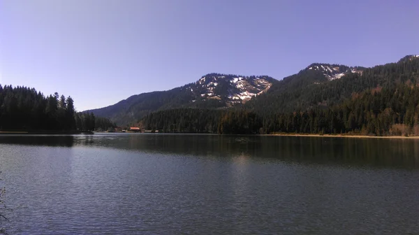 Spitzingsee - bavaria selatan germany — Stok Foto