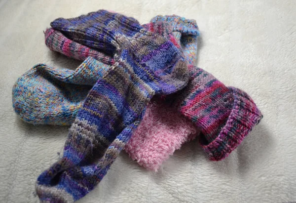 Des Chaussettes Laine Pour Hiver — Photo