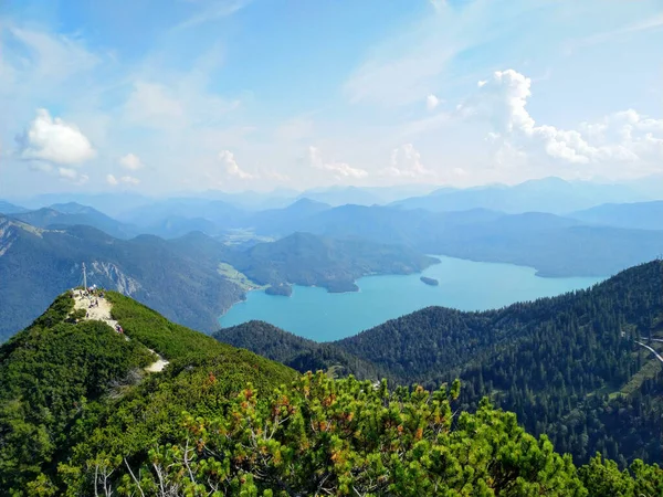 Herzogstand Sebuah Gunung Bavaria — Stok Foto