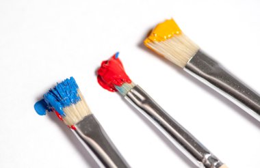 Renkli Akrilik boyalar