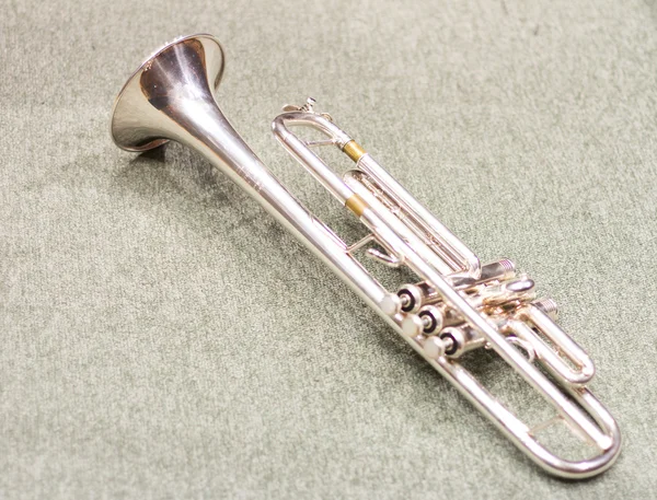 Blåsinstrument. Trumpet. Concert Hall. Blåsinstrument — Stockfoto