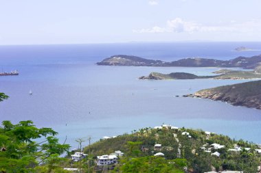 Virgin Adaları 'nın deniz manzarası harika.