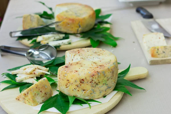 Snacks Auf Dem Tisch Freien Festliches Buffet — Stockfoto