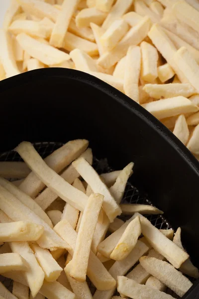 Freeze fries french close up flat lay — Stock Photo, Image