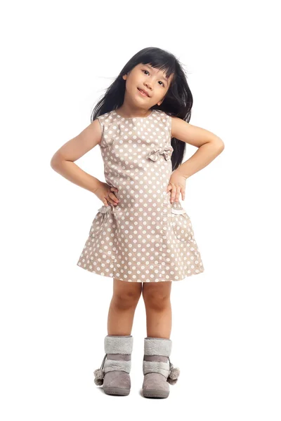 时尚亚洲的小女孩 — 图库照片