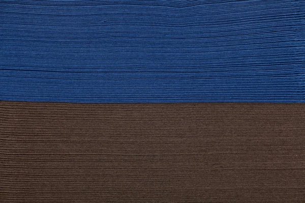 蓝色和棕色的餐巾纸 — 图库照片