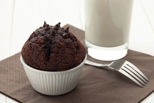 Muffin z mleka — Zdjęcie stockowe