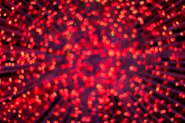 Soyut kırmızı ışıklar defocused