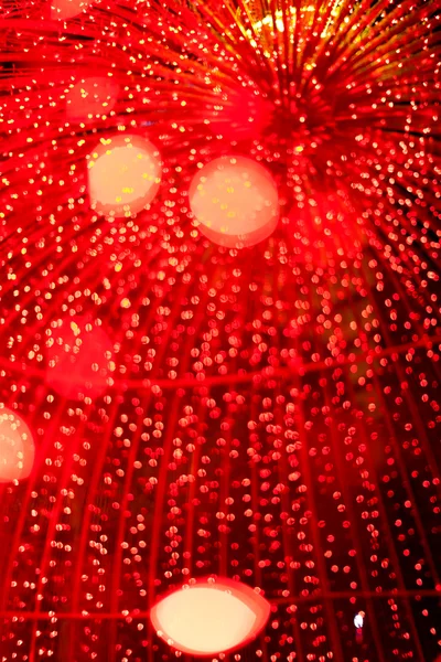 Abstract defocused red lights — Stock Photo, Image