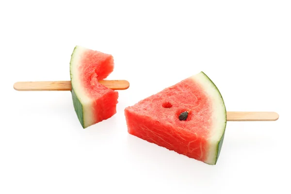 Watermeloen popsicle lekker frisse zomer fruit zoet dessert — Stockfoto