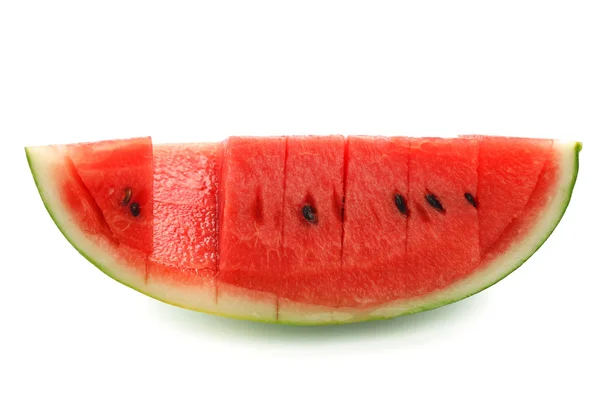 Watermeloen splitsen dia lekker frisse zomer fruit zoet dessert — Stockfoto