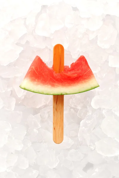 Vattenmelon popsicle yummy ny sommar frukt söt dessert — Stockfoto