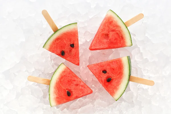 Watermeloen popsicle lekker frisse zomer fruit zoet dessert — Stockfoto