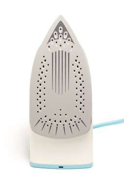 iron housework ironed electric tool clean white background