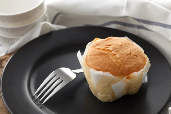 Honig Weichkäsekuchen süßes Gebäck Dessert Stillleben Nahaufnahme — Stockfoto