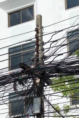 Şehirdeki elektrik mesaj