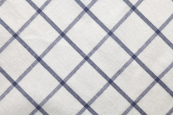 Azul branco textura tecido algodão fundo — Fotografia de Stock