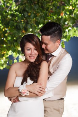 öncesi düğün açık romantik günbatımı