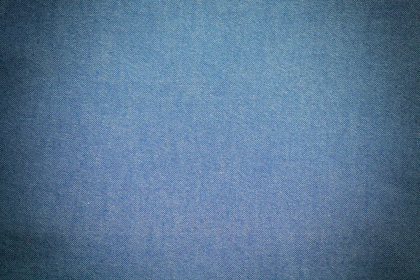 Azul algodão textura oxford tecido fundo — Fotografia de Stock