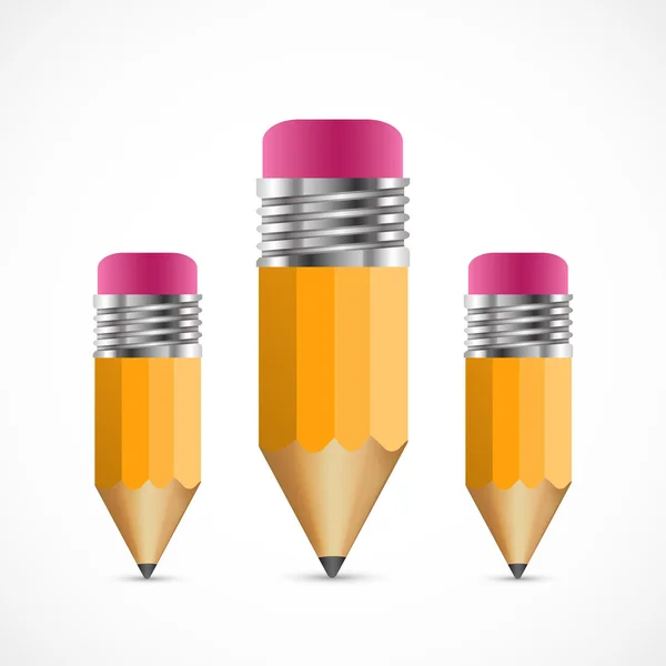 Pencil icon. Vector illustration. — Stock Vector