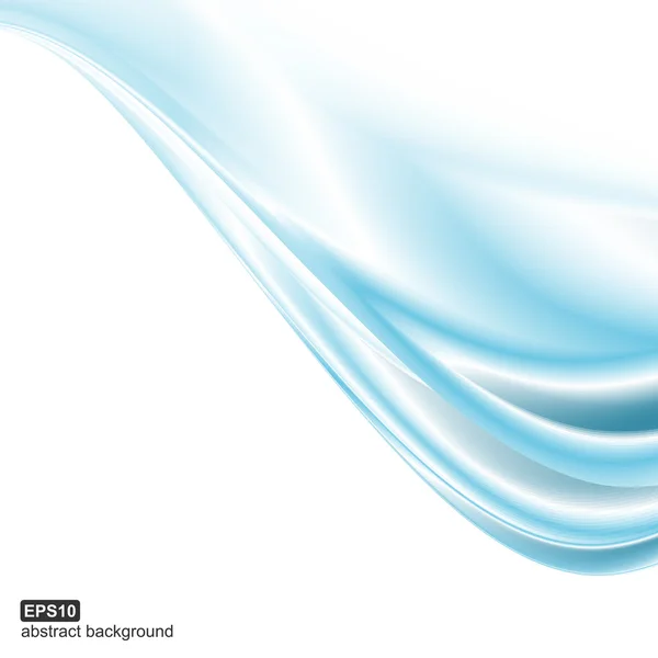 Vecteur abstrait vagues bleues fond — Image vectorielle