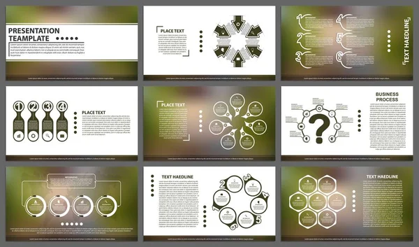 Zakelijke Presentatie Sjablonen Moderne Elementen Van Infographic Kan Gebruikt Worden — Stockvector