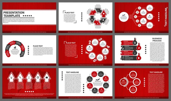 Zakelijke Presentatie Sjablonen Moderne Elementen Van Infographic Kan Gebruikt Worden — Stockvector