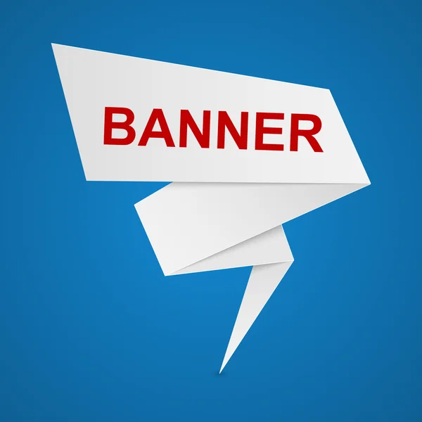 Vector paper banners for your text. — Stock Vector