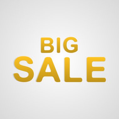 vektör büyük satış metin.