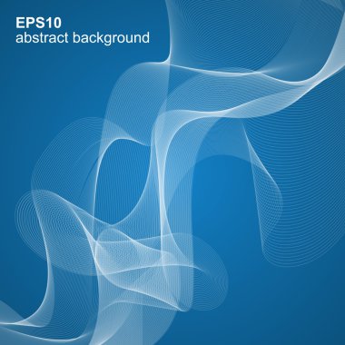 Soyut renkli dalga arkaplanı. Vektör illüstrasyonu.