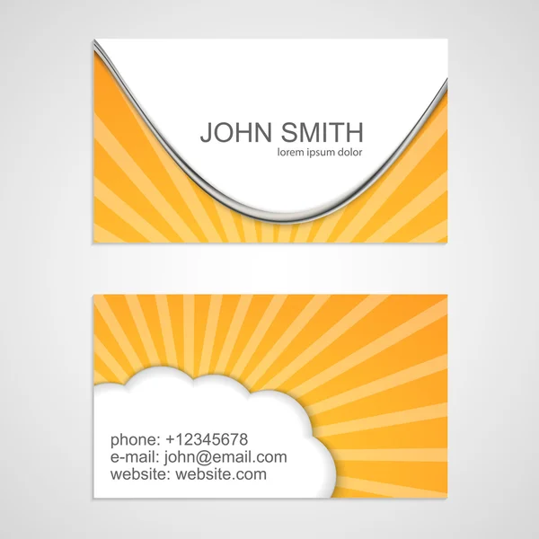 Vector creative business cards. — Stock Vector