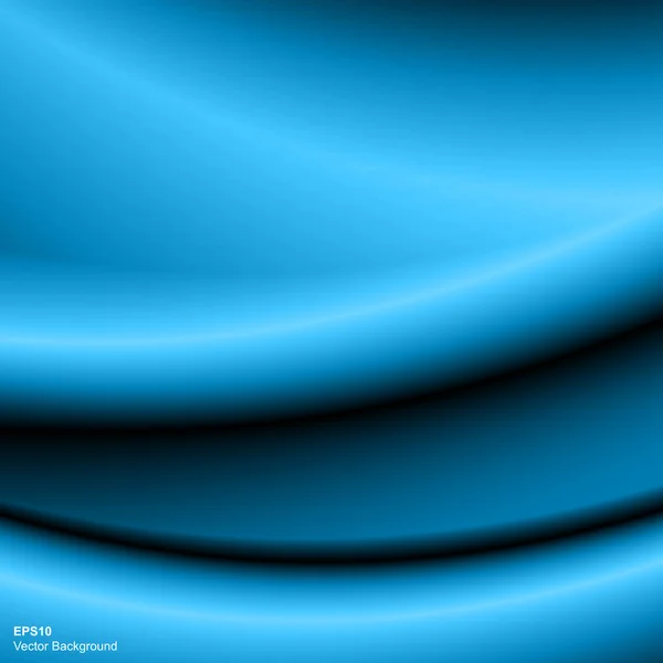 Fondo de onda azul abstracto. Ilustración vectorial — Vector de stock