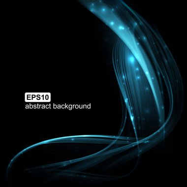 Soyut dalga fütüristik arka plan. Vektör çizim.