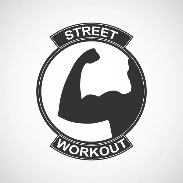 Different sports and street workout logo templates.