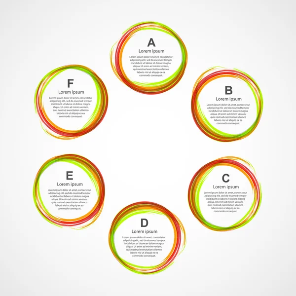 Modello astratto di disegno infografico . — Vettoriale Stock