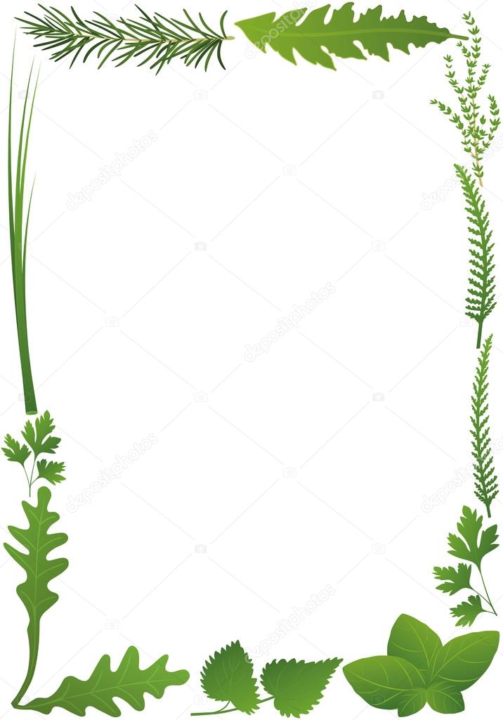 Herbs Frame Vertical