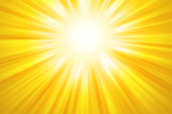 Golden sun rays background — Stock Photo, Image