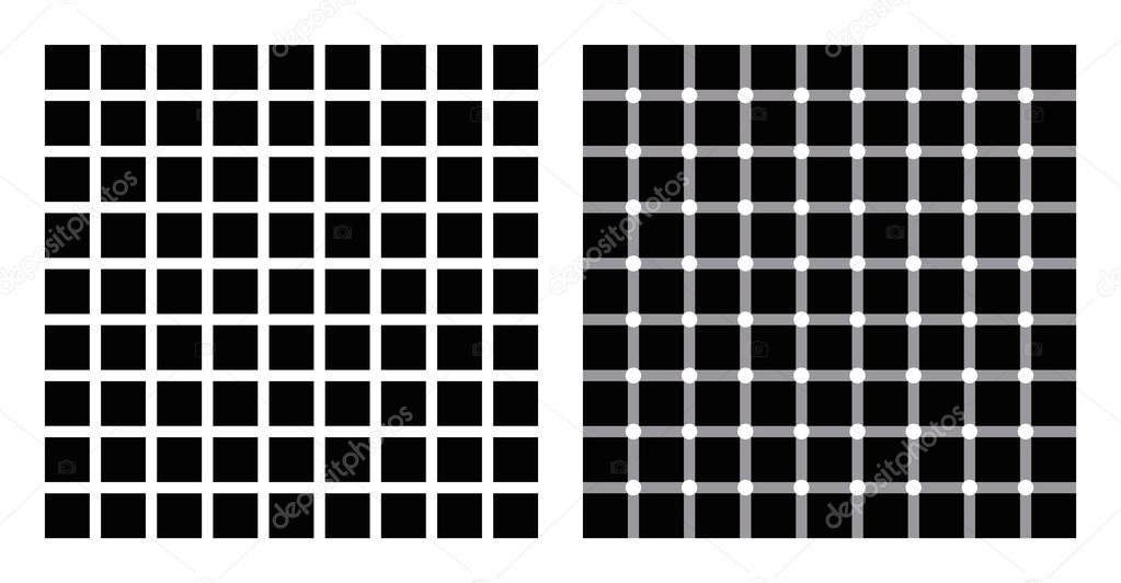 Optical Illusion Grid
